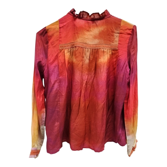 NWT Anthropologie Conditions Apply Etienne Peasant Blouse SZ SMALL - Picture 13 of 16